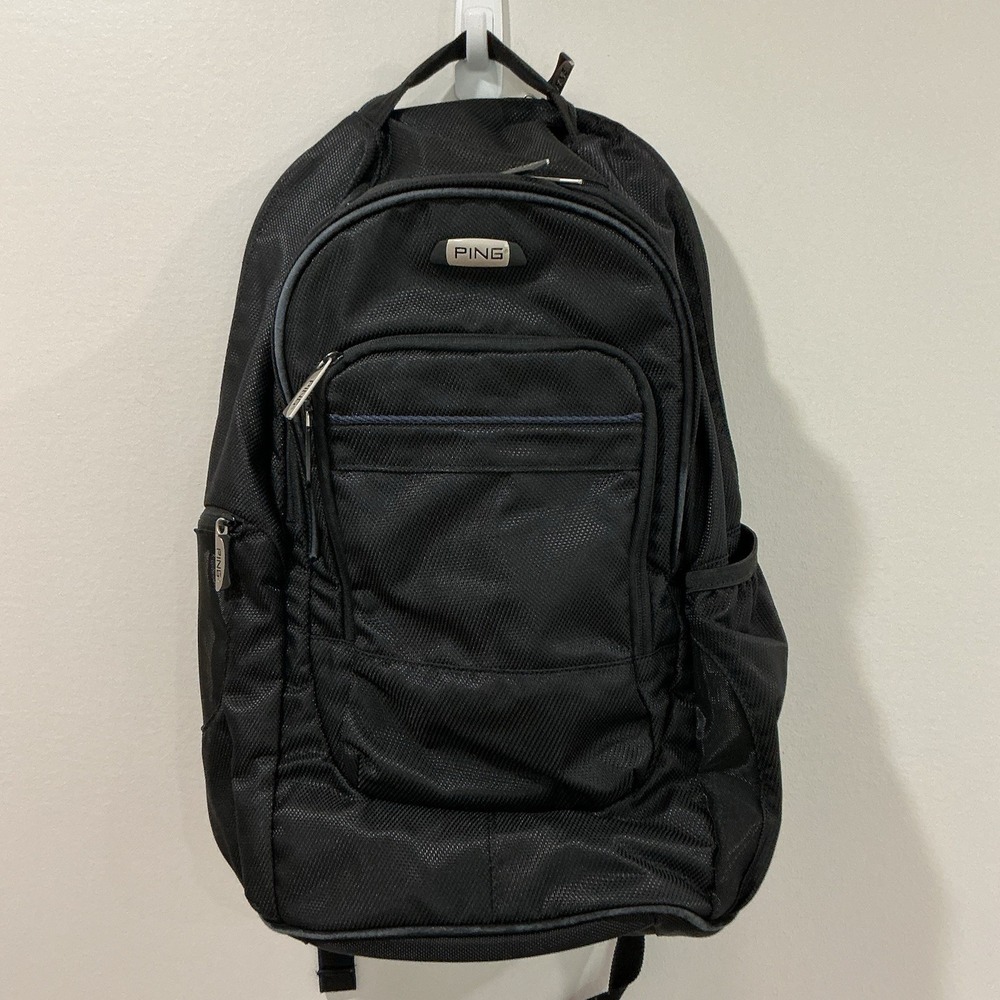 PING Golf Black Bookbag Laptop Backpack